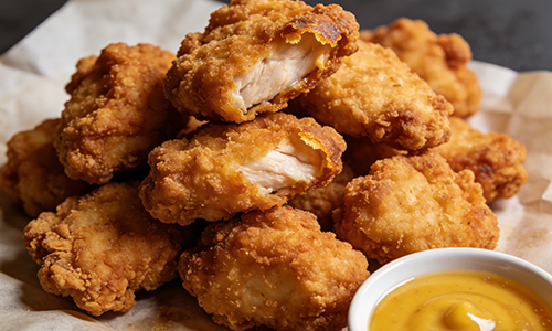 Large pieces of chicken chunks