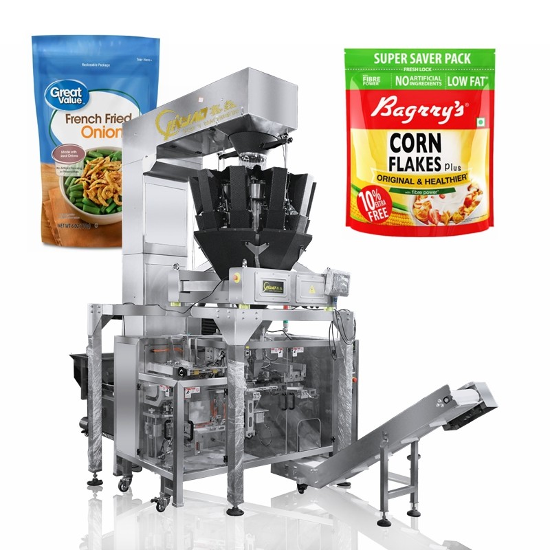 Pouch Loading and Opening Mechanism A diagram showing the pouch loading and opening mechanism of a doypack filling machine