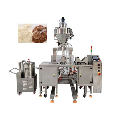 Spice Coffee Milk Powder Wheat Corn Flour Doypack Filling Sealing Premade Bag Packaging Machine for Stand up Zipper Pouch