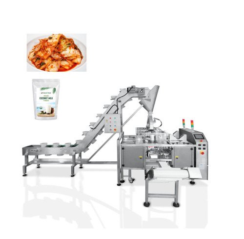 Semi-automatic Instant Foodstuff Ready to Eat Fast Foods Stand up Retort Pouch Packing Doypack Premade Bag Food Packaging Machines