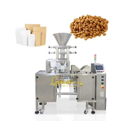Top Y Automatic Pet Food Mini Doypack Bag Packing Machine Low Cost Plastic Pouch Packaging  Machine
