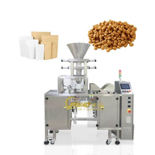 Top Y Automatic Pet Food Mini Doypack Bag Packing Machine Low Cost Plastic Pouch Packaging  Machine