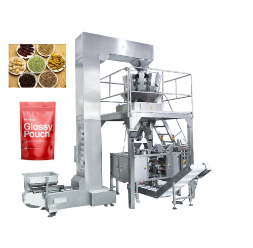CE Factory Automatic Coffee Bean Tea Flat Bottom Premade Zipper Bag Filling Sealing Packing Machine