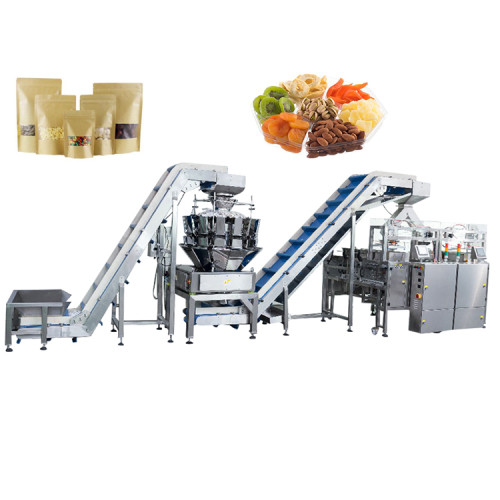 Automatic Premade Stand up Zipper Bag Filling Granule Coffee Bean Cashew Nut Seeds Grain Pouch Doypack Packing Machine