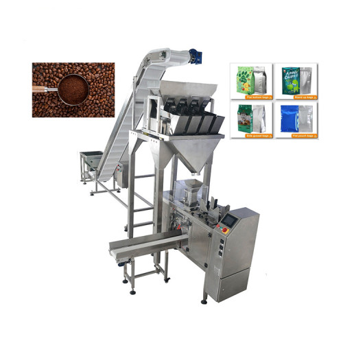Doypack Auto Fill Seal Pouch Bag Feeding Packaging Machine with Vacuum Function Coffee Bean Rice Premade Bag Packing Machine