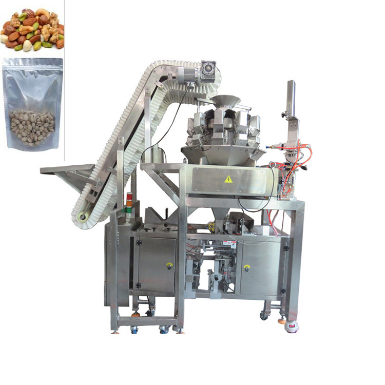 automatic candy doypack packing machine with zipper