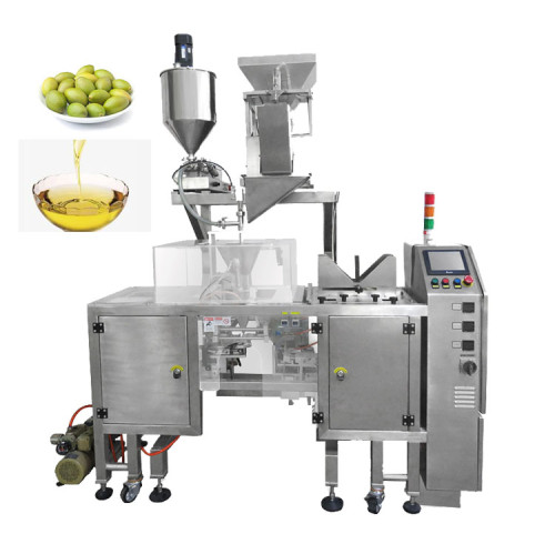 Automatic Granule and Liquid Mixture Doypack Packing Machine Oliver Brine Pearls Paste Filling Packing Machine