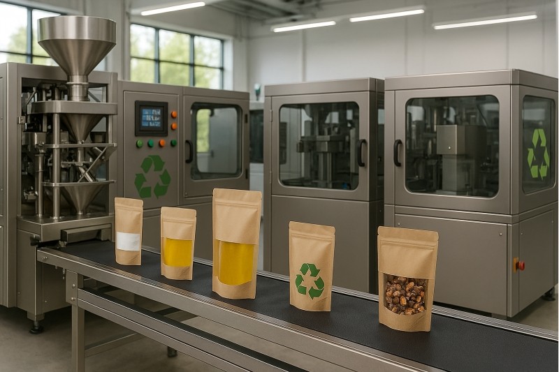 Modular eco-friendly automated food packaging system