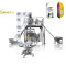 SUS304 Multi-Function Vertical Packing Machine Granule Powder Stand-up Bag Quad-seal Packing Machine