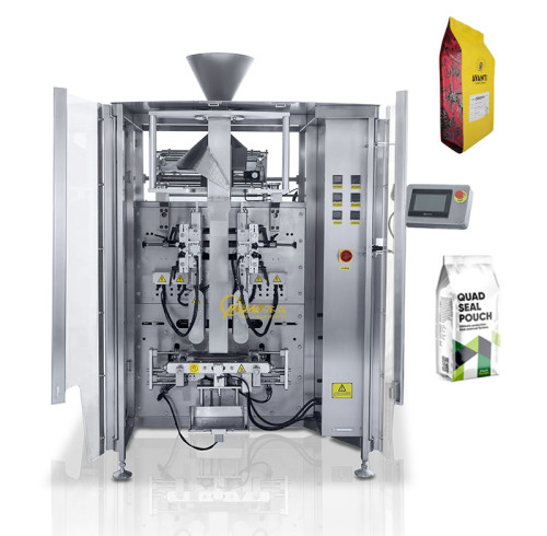 Multi-function Automatic Quad Sealed Bag Filling Packing Machine Coffee Weighing Packaging Machine