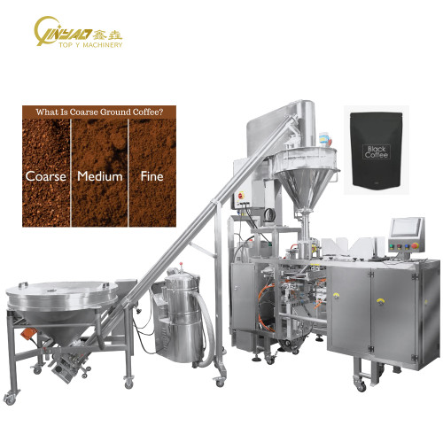 Multifunction Packing Machine Mini Doypack Packaging Machine Cassava Wheat Flour Coffee Powder Spices Pouch Packing Machine