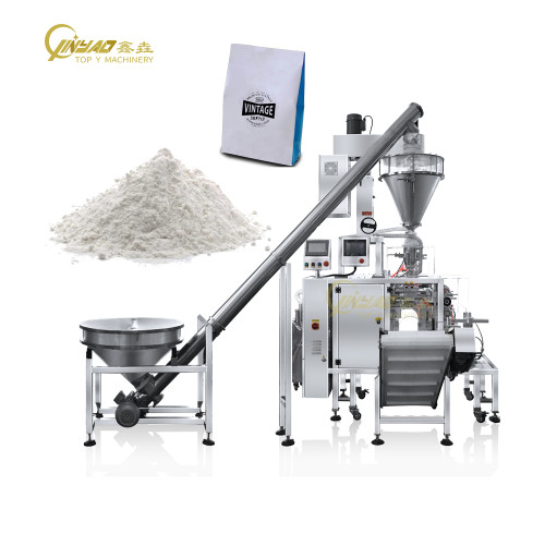 Fully Automatic Zipper Bag Vitamin Custard Probiotic Milk Whey Protein Powder Packaging Machine