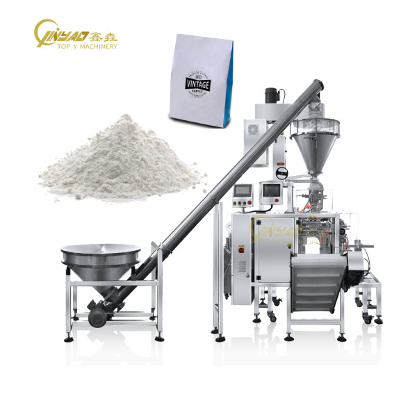 Fully Automatic Zipper Bag Vitamin Custard Probiotic Milk Whey Protein Powder Packaging Machine