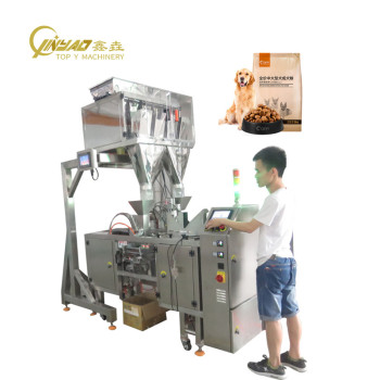 Top Y Automatic Filling Packaging Machinery Pet Food Premade Zipper Big Doypack Bag Packing Machine