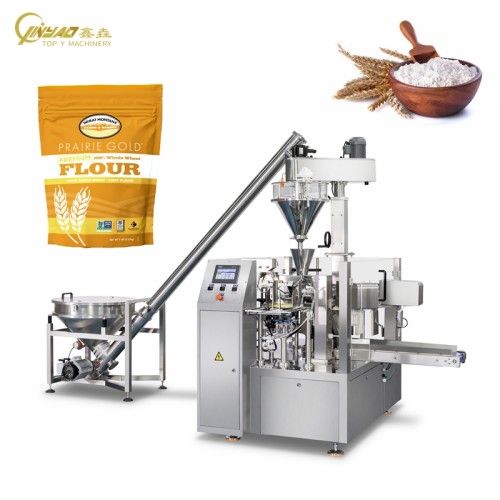 Automatic Corn Flour Packaging Machine Wheat Flour 200g 500g 1kg 2kg 5kg Paper Bag Packing Machine