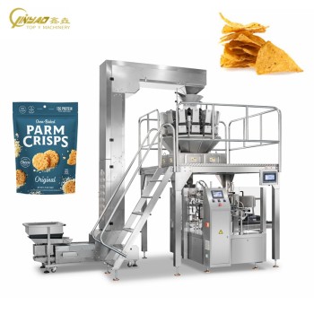 Potato Chips Nuts Premade Bag Automatic Packaging Snacks Packing Machine with Nitrogen Gas Flushing