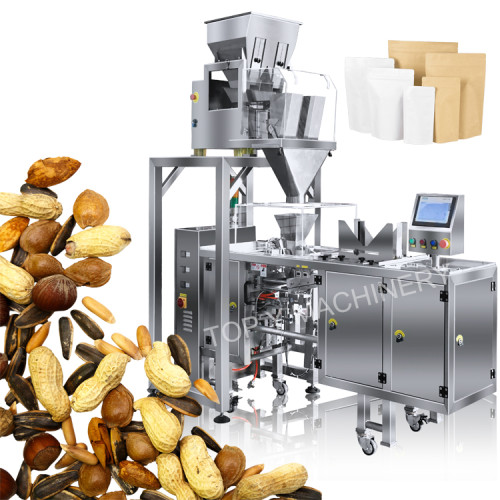 Top Y Customized Automatic Weighing Doypack Bag Pouch Granule Nuts Cat Litter Packing Machine