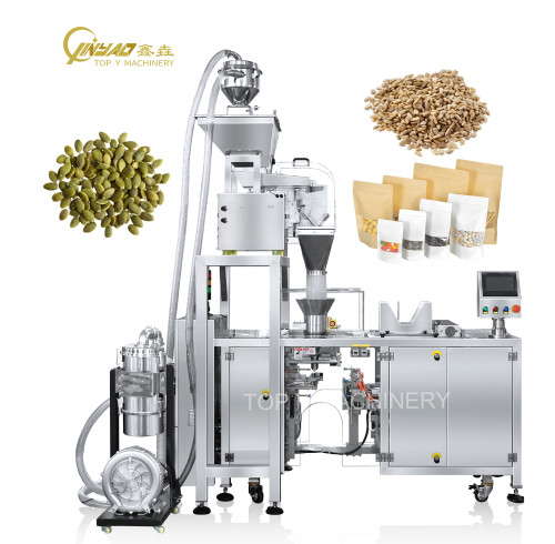 Automatic Weighing Mini Doypack Bag Zipper Pouch Dried Seeds Coffee Beans Packing Machine Supplier