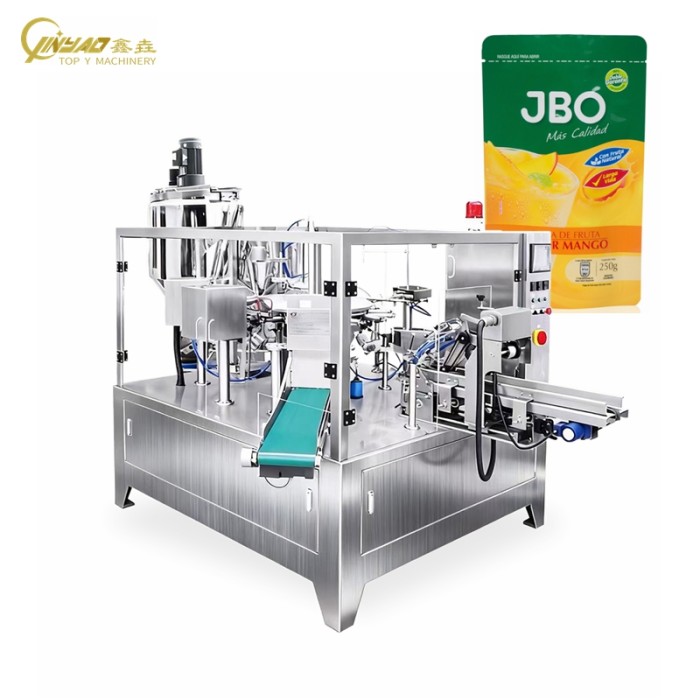 High Quality Automatic Full Servo Drive Liquid Premade Stand up Pouch Fruit Juice Packing Machine