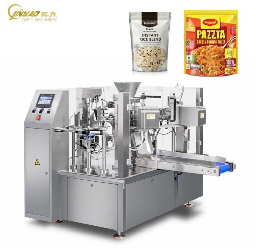 Fully Automatic High Quality Rotary Premade Retort Pouch Doypack Packing Machine for Ready to Eat Food