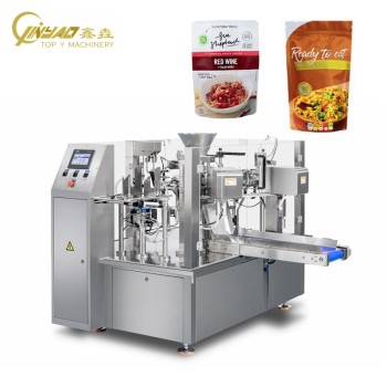 Automatic Premade Retort Food Instant Rice Foil Pouch Packaging Machinery Filling Sealing Packing Machine