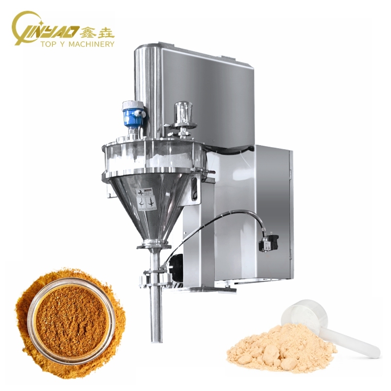 TOPY-PAF300 powder auger filler dosing ground coffee with anti-static dust-tight screw feeding