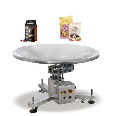 1200mm Rotary Turning Collecting Table Collection Table Sealed Bags Collector