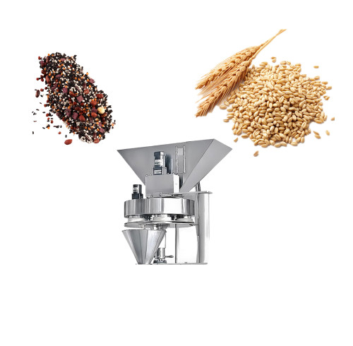 Stainless Steel Rice Coffee Bean Measuring Volumetric Cup Filler With Packing Machinery System
