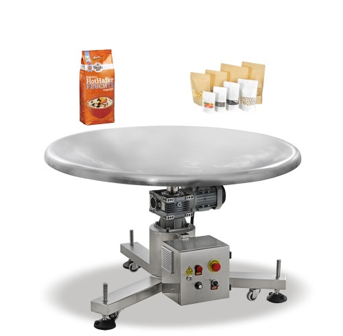 1000mm Rotary Table Turning Collecting Table Collection Table Sealed Bags Collector