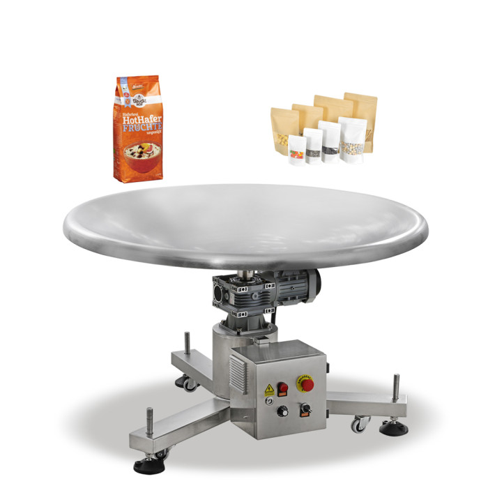 1000mm Rotary Table Turning Collecting Table Collection Table Sealed Bags Collector
