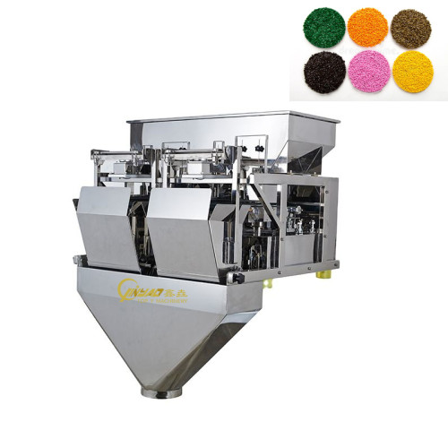 Automatic 2 Head Linear Weigher for Grains Rice Soy Beans Coffee Bean Weighing and Filling Machine