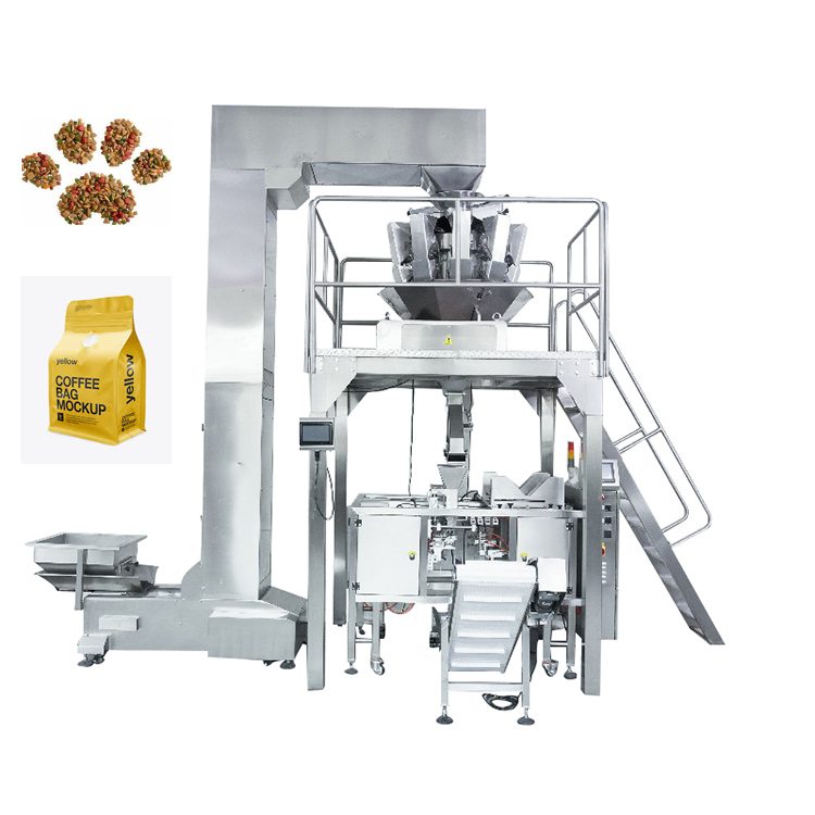 TOPY-MDPT1 premade retort pouch doypack packaging machine for wet pet food sterilization-ready pouches