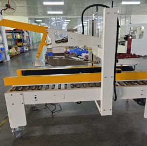 Top Y Semi Automatic Box Taping Machine Carton Sealer Top & Bottom Driven Belt Carton Box Sealer
