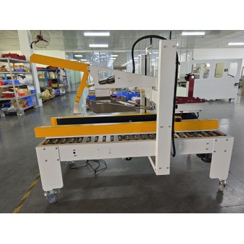 Top Y Semi Automatic Box Taping Machine Carton Sealer Top & Bottom Driven Belt Carton Box Sealer