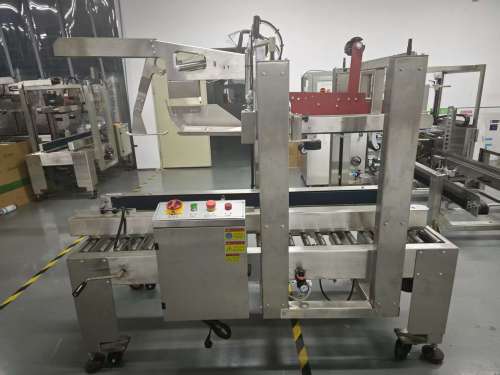 Semi-automatic Heavy Duty Top and Side Belt Driven 240W Adhesive Tape Carton Sealer