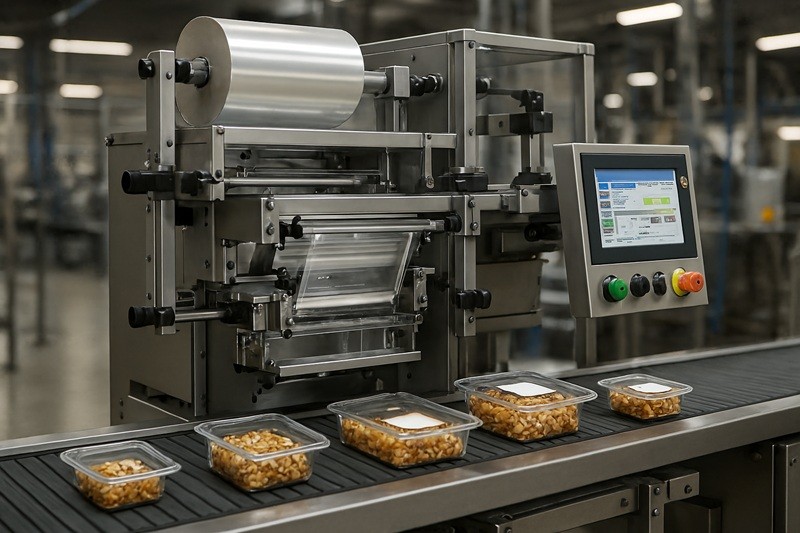 Flexible modular food packaging machine for shrinkflation adaptation