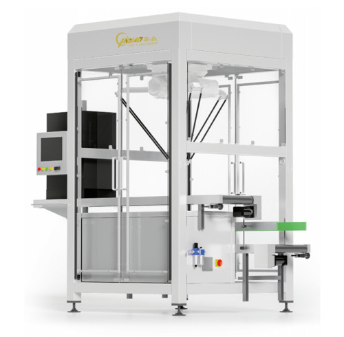 Automatic Carton Box Case Robot Palletizer Stacker with PLC for Food Grade Applications