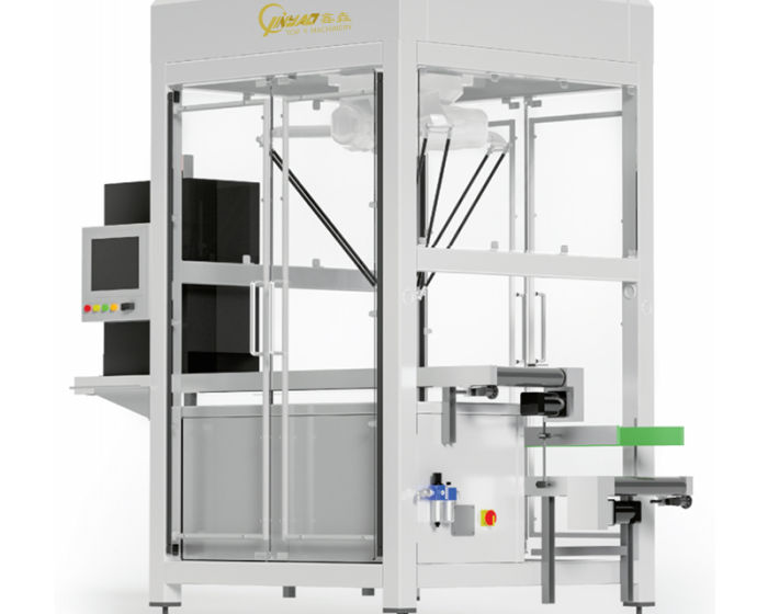 Automatic robot palletizer stacker with PLC for carton, case and bag handling