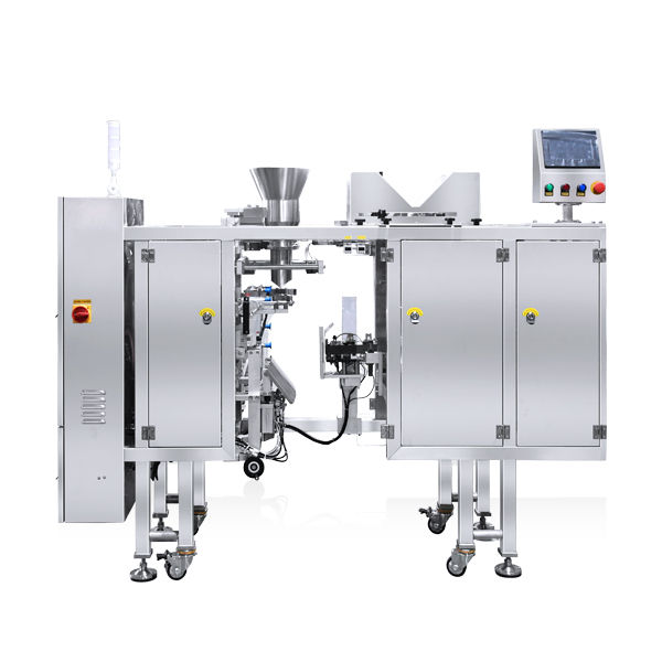 Doypack pre-made pouch filling and sealing machine for premium retail packaging
