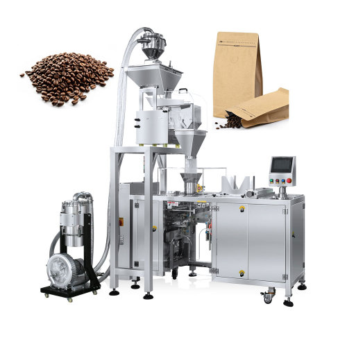 Coffee Beans Packaging Machine With Electric Feeding Device