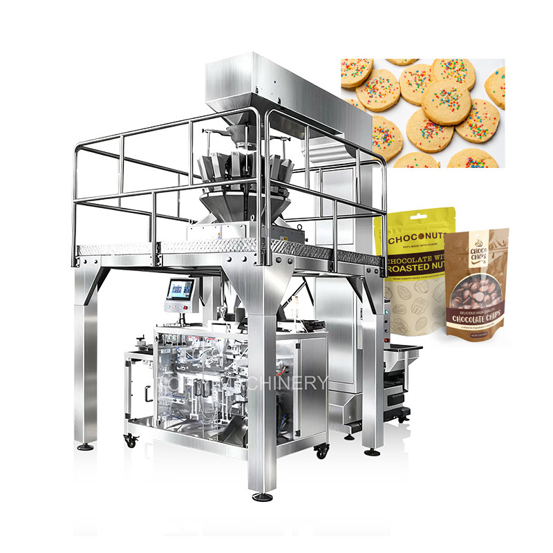 Tailored Popcorn Packaging Machine Solutions An engineer discussing custom machine specifications with a client