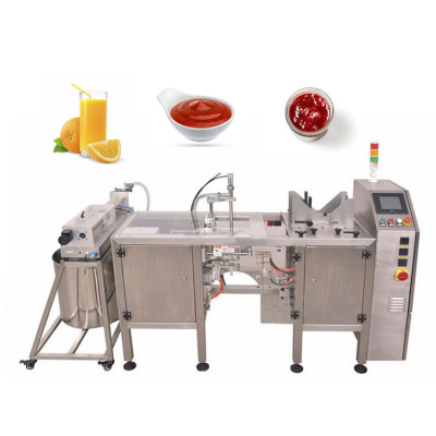 Liquid Soap Doypack Packaging Machine | Filling Salad Dressing Juice | Stand up Spout Pouch Premade Bag