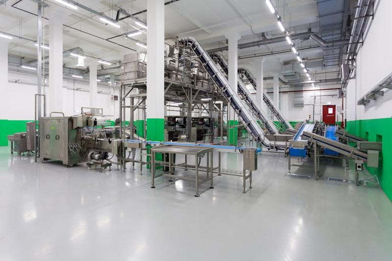 Modern food packaging machine factory production line