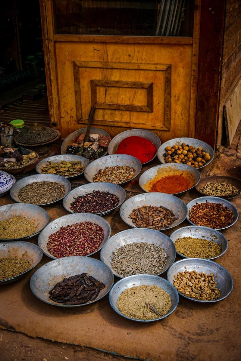 Ground spice powder close-up before packaging