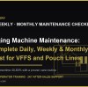 Packaging Machine Maintenance: Daily, Weekly, Monthly Checklist