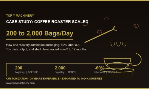 Case Study: Coffee Roaster Scaled 200 to 2,000 Bags/Day
