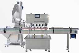 Automatic linear screw capping machine