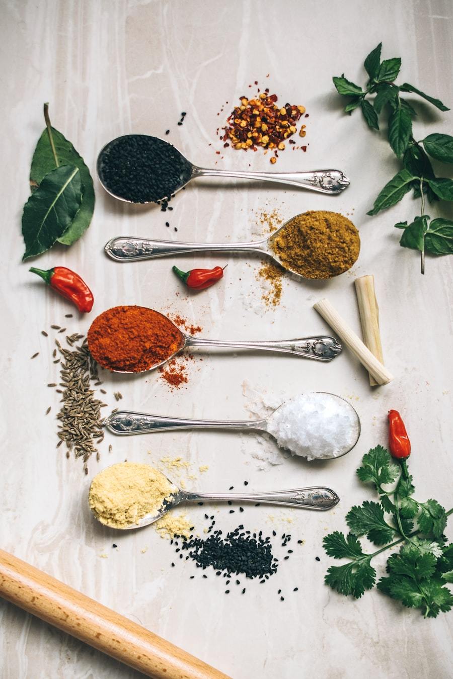 Powder filling machine handling assorted spice powders on a production line