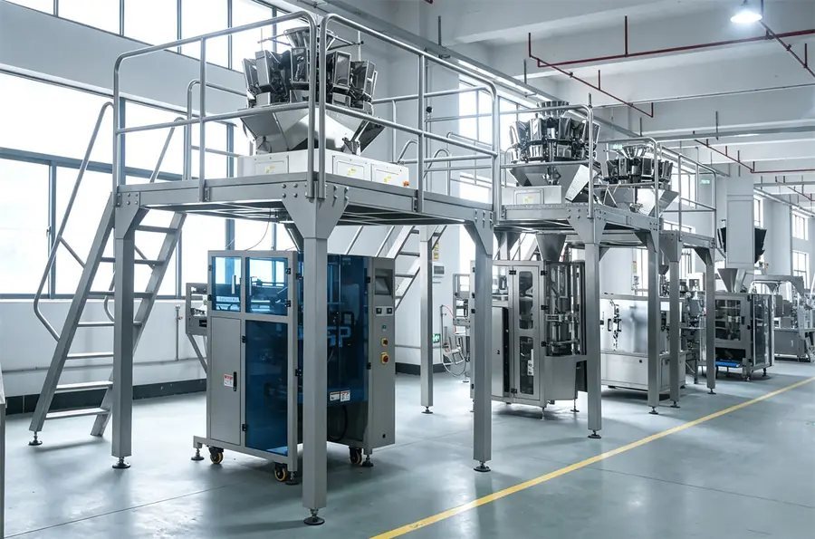 Inspection of assembled equipment at the TOP Y Machinery plant