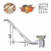 Flexible Acclivitous Baffle PU PVC Conveyor Food Transfer Grade Chips Grain Belt Incline Conveyor
